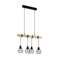 EGLO HL/4 SCHWARZ/EICHE-OPTIK TOWNSHEND 5 - Bild 1