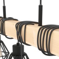 EGLO HL/6 SCHWARZ/EICHE-OPTIK TOWNSHEND 5 - Bild 3