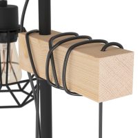 EGLO STL/2 SCHWARZ/EICHE-OPTIK TOWNSHEND 5 - Bild 3