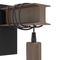 EGLO WL/1 E27 BRAUN-ANTIK/SCHWARZ TOWNSHEND 4 - Bild 3