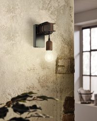 EGLO WL/1 E27 BRAUN-ANTIK/SCHWARZ TOWNSHEND 4 - Bild 4