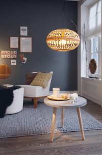 Eglo AMSFIELD Hängeleuchte Braun. 1-flammig - Bild 2