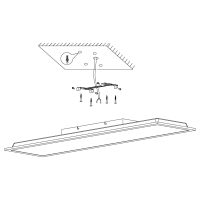 Eglo Leuchten BOTTAZZO Deckenpanel LED Schwarz. 3-flammig. Fernbedienung - Bild 6