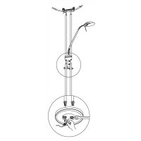 Eglo BAYA Deckenfluter Nickel-Matt - Bild 6