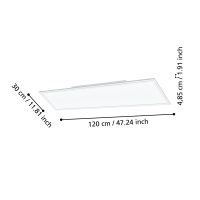 Eglo Leuchten SALOBRENA-Z Deckenpanel LED Weiß. 1-flammig - Bild 2