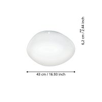Eglo Leuchten SILERAS-Z Deckenleuchte LED Weiß. 3-flammig. Farbwechsler - Bild 6