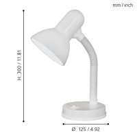 EGLO SCHREIB-TL FLEXIBEL WEISS BASIC - Bild 4