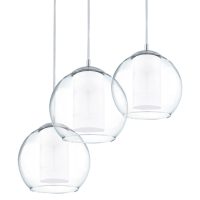 EGLO HL/3 E27 CHROM/KLAR/SATINIERT BOLSANO - Bild 3