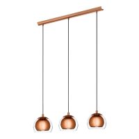 EGLO HL/3 E27 KUPFER/KLAR ROCAMAR - Bild 1