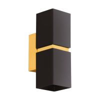 Eglo PASSA Wandleuchte LED Gold. Schwarz. 2-flammig - Bild 1
