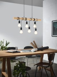 EGLO HL/6 E27 SCHWARZ/EICHE TOWNSHEND - Bild 5