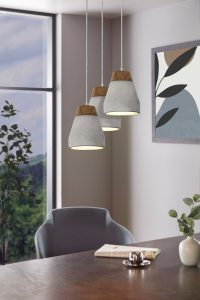 Eglo TAREGA Pendelleuchten Grau. 3-flammig - Bild 6