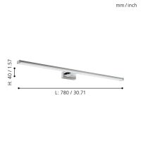 EGLO LED-WL L-780 CHROM/SILBER PANDELLA 1 - Bild 4