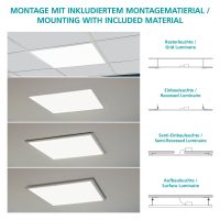 EGLO LED-PANEL BASIS 1200X300 40W/5500LM 4000K OPALSALOBRENA1 - Bild 4