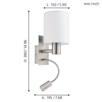 EGLO WL M.LED NICKEL-M/WEISS PASTERI - Bild 4