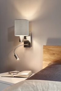 Eglo PASTERI Wandleuchte LED Nickel-Matt. 2-flammig - Bild 2