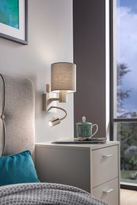 Eglo PASTERI Wandleuchte LED Nickel-Matt. 2-flammig - Bild 2