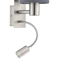 Eglo PASTERI Wandleuchte LED Nickel-Matt. 2-flammig - Bild 3