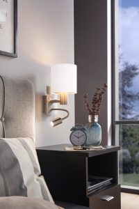 Eglo PASTERI Wandleuchte LED Nickel-Matt. 2-flammig - Bild 2
