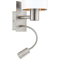 Eglo PASTERI Wandleuchte LED Nickel-Matt. 2-flammig - Bild 3