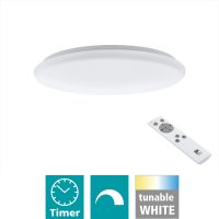 Eglo GIRON Deckenleuchte LED Weiß. 1-flammig. Fernbedienung - Bild 4