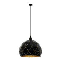 Eglo ROCCAFORTE Hängeleuchte Gold. Schwarz. 1-flammig - Bild 1