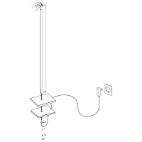 Eglo CAMACHO Stehleuchte LED Braun. Schwarz. 1-flammig - Bild 6