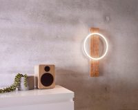 Eglo BOYAL Wandleuchte LED Braun. Schwarz. 1-flammig - Bild 10