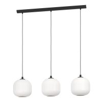 Eglo MANTUNALLE Hängeleuchte Schwarz. 3-flammig - Bild 1