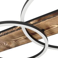 EGLO LED-DL/3 SCHWARZ/HOLZ RUSTIKAL BOYAL - Bild 3