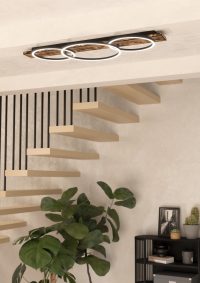 EGLO LED-DL/3 SCHWARZ/HOLZ RUSTIKAL BOYAL - Bild 8