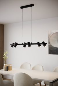 Eglo GATUELA Hängeleuchte Schwarz. 6-flammig - Bild 2