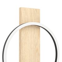Eglo BOYAL Wandleuchte LED Braun. Schwarz. 1-flammig - Bild 3