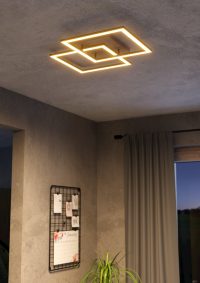 Eglo Leuchten LOMALTAS-Z Deckenleuchte LED Braun. Schwarz. 4-flammig. Farbwechsler - Bild 5
