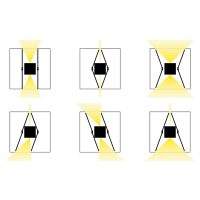 CALPINO PRO LED Aussenwandleuchte - 2x3,3W, 680Lm, 3000K, IP65, schwarz - dimmbar - Bild 3
