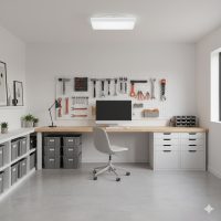 PUSH-Turn PRO LED-Deckenleuchte - 260mx260m, 17W, 2700-4000K, IP54, Weiss - Bild 4