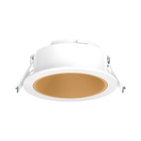 LED Downlight EXMO tiefer Rahmen Rund - Weiß / Gold - Bild 1