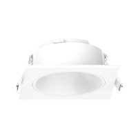 LED Downlight EXMO tiefer Rahmen Quadratisch (Rundes Innenmaß) - Weiß / Weiß - Bild 1