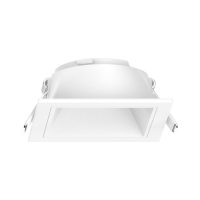 LED Downlight EXMO tiefer Rahmen Quadratisch (Eckiges Innenmaß) - Weiß / Weiß - Bild 1
