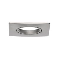 LED Downlight EXMO Einbaurahmen Quadratisch Schwenkbar - Stahl gebürstet - Bild 1