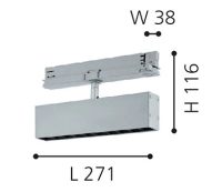 LED-3-PHASEN-SPOT 30° WS 4000K ALBAVILLA - Bild 2