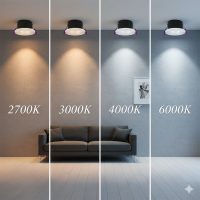 LED Downlight EXMO 6W IP65 CCT (2700K - 4000K), 68mm, ohne Blende - Bild 6