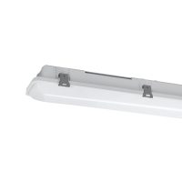 LED WANNENLEUCHTE 40W IP65K CCT (3000/4000/6000K) INOX CLIPS LT 50.000h  KUNSSTOFF GRAU AMMONIAK 150 - Bild 2