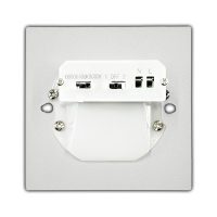 LED Wandeinbauleuchte SYS-WALL68 230V | PIR Master/Slave | 3W | 3000/4000/6000K | schwarz - Bild 2