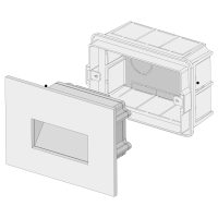 Wandeinbauleuchte 1001 PASO (AR) 4,5W 3000K Weiß asymmetrisch breitstrahlend on/off - Bild 2