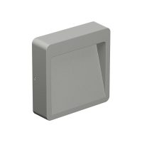 Wandeinbauleuchte 1002 PIXEL (AR) 9W 4000K Grau asymmetrisch breitstrahlend on/off - Bild 1