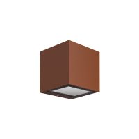 Wandleuchte 7022 ARC (BS) 20W 2700K Corten symmetrisch breitstrahlend on/off - Bild 1