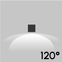 Wandleuchte 7022 ARC (MS) 10W 2700K Grau symmetrisch breitstrahlend on/off - Bild 2