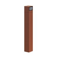 Pollerleuchte 7023 BOSTON (AB) 14W 4000K Corten asymmetrisch zweiseitig 700 mm - Bild 1