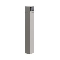 Pollerleuchte 7023 BOSTON (AB) 3W 3000K Silber asymmetrisch zweiseitig 250 mm - Bild 1